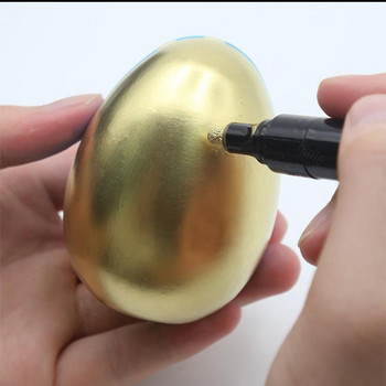 Haile Silver Mirror Marker Gold Liquid Pen Art Liquid Mirror DIY Resin Paint Mirror Χρώμιο Μεταλλικό Αξεσουάρ στυλό Craftwork