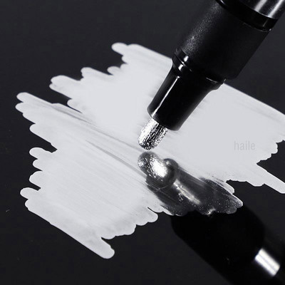 Haile Silver Mirror Marker Zlatna tekuća olovka Art Liquid Mirror DIY Resin Paint Mirror Kromirana metalik rukotvorina Dodaci za olovke