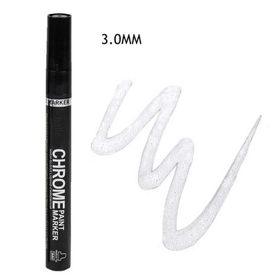 Haile Silver Mirror Marker Zlatna tekuća olovka Art Liquid Mirror DIY Resin Paint Mirror Kromirana metalik rukotvorina Dodaci za olovke