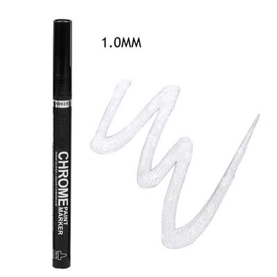 Haile Silver Mirror Marker Zlatna tekuća olovka Art Liquid Mirror DIY Resin Paint Mirror Kromirana metalik rukotvorina Dodaci za olovke