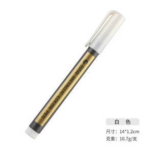 1 buc. stilou metalic de culori Manga, artă de scriere permanentă, markere acrilice pentru pietre, patinaj, hârtie, desen de perete de sticlă