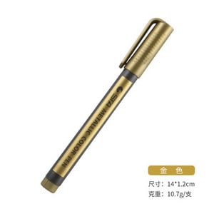 1 buc. stilou metalic de culori Manga, artă de scriere permanentă, markere acrilice pentru pietre, patinaj, hârtie, desen de perete de sticlă