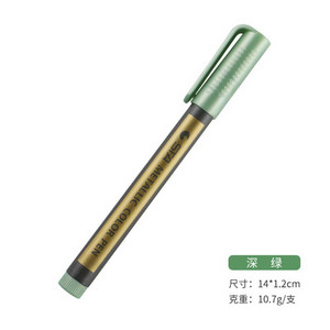 1 buc. stilou metalic de culori Manga, artă de scriere permanentă, markere acrilice pentru pietre, patinaj, hârtie, desen de perete de sticlă