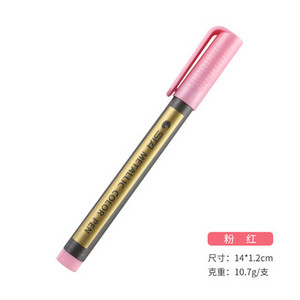 1 buc. stilou metalic de culori Manga, artă de scriere permanentă, markere acrilice pentru pietre, patinaj, hârtie, desen de perete de sticlă