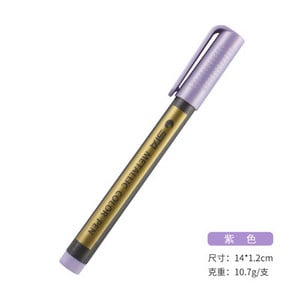 1 buc. stilou metalic de culori Manga, artă de scriere permanentă, markere acrilice pentru pietre, patinaj, hârtie, desen de perete de sticlă