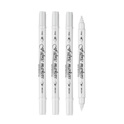 Baltas vandeniui atsparus nuolatinis audinys, tekstilės žymeklio rašiklio rinkinys, skirtas marškinėliai, batai, drabužiai, medis, akmuo, „pasidaryk pats“ menas, grafiti, piešimas, tapyba