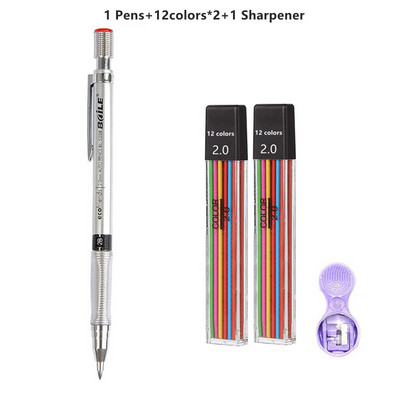 2,0 mm mehaanilised pliiatsid