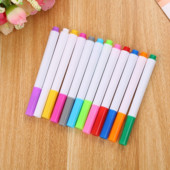 12 farebných/sada tekutých kriedových fixiek, svetlé neónové fixky na sklenené okná, fixky na tabuľu, učebné pomôcky, kancelária