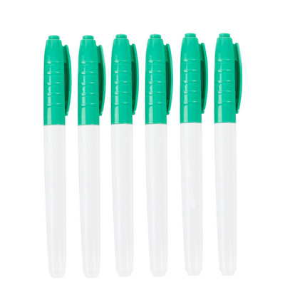 Haile 6 τμχ Έγχρωμο Σβήσιμο Στυλό Λευκού Πίνακα Εξαιρετικά λεπτή μύτη 0,5 χιλιοστά Στυλό στεγνό σβήσιμο γραφείου Εξεταστική εξέταση Τέχνης Μαρκαδόρος