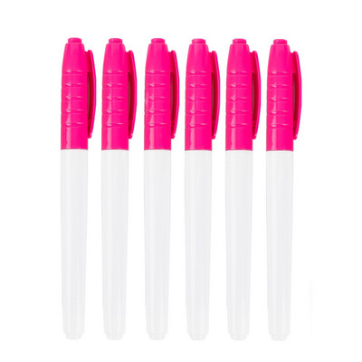 Haile 6 τμχ Έγχρωμο Σβήσιμο Στυλό Λευκού Πίνακα Εξαιρετικά λεπτή μύτη 0,5 χιλιοστά Στυλό στεγνό σβήσιμο γραφείου Εξεταστική εξέταση Τέχνης Μαρκαδόρος