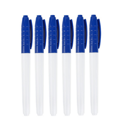 Haile 6 τμχ Έγχρωμο Σβήσιμο Στυλό Λευκού Πίνακα Εξαιρετικά λεπτή μύτη 0,5 χιλιοστά Στυλό στεγνό σβήσιμο γραφείου Εξεταστική εξέταση Τέχνης Μαρκαδόρος