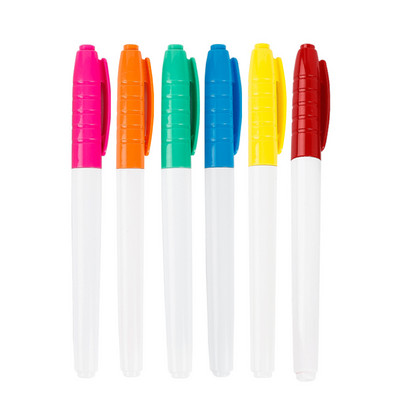Haile 6 τμχ Έγχρωμο Σβήσιμο Στυλό Λευκού Πίνακα Εξαιρετικά λεπτή μύτη 0,5 χιλιοστά Στυλό στεγνό σβήσιμο γραφείου Εξεταστική εξέταση Τέχνης Μαρκαδόρος