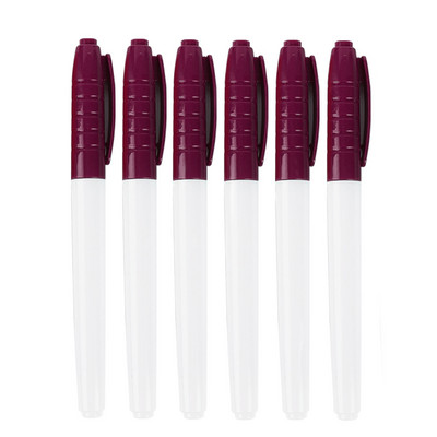 Haile 6 τμχ Έγχρωμο Σβήσιμο Στυλό Λευκού Πίνακα Εξαιρετικά λεπτή μύτη 0,5 χιλιοστά Στυλό στεγνό σβήσιμο γραφείου Εξεταστική εξέταση Τέχνης Μαρκαδόρος