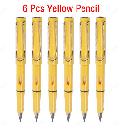 6 tk. Piiramatu arv Igavene uus pliiats, tindita, täitesulepea pliiats kunsti kirjutamiseks visandid maalid lastele kingitused kawaii kirjatarbed