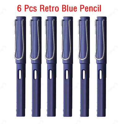 6 tk. Piiramatu arv Igavene uus pliiats, tindita, täitesulepea pliiats kunsti kirjutamiseks visandid maalid lastele kingitused kawaii kirjatarbed