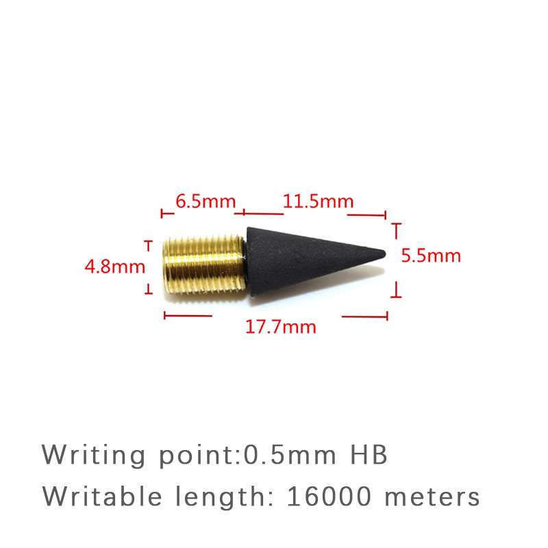 Zamjenjivi vječni vrh olovke 10/20/50 kom Glava vrha olovke za neograničeno pisanje Vječna olovka bez tinte