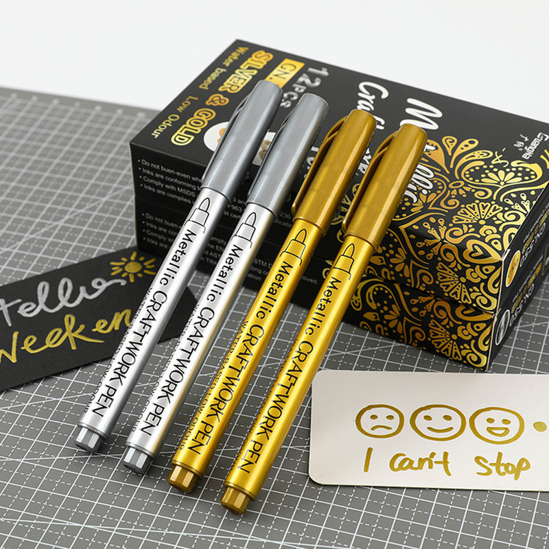 Netoksiški, neblunkantys, vandeniui atsparūs žymekliai Antspaudai Nenutrinami žymekliai, skirti padangų batų grafičiams, skirti Scrapbooking sandarinimo vaškui