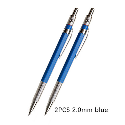 2,0 mm set mehaničkih olovaka u crnoj boji / punjenje za olovku u boji 2B automatska olovka za učenike Umjetnička skica Slikanje Pisanje Kawaiii pribor