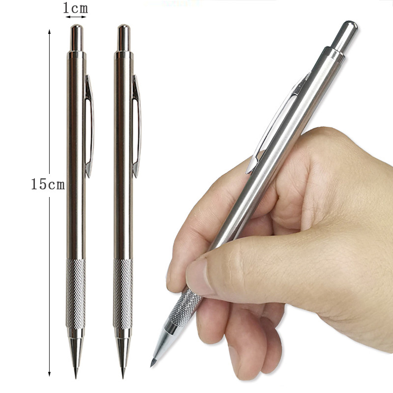 2,0 mm set mehaničkih olovaka u crnoj boji / punjenje za olovku u boji 2B automatska olovka za učenike Umjetnička skica Slikanje Pisanje Kawaiii pribor