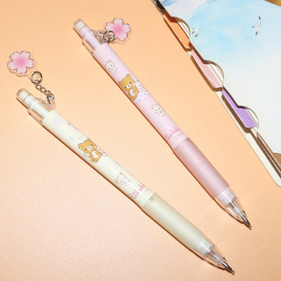 2Pcs AIHAO 914B 0,5/0,7 mm Rilakkuma automatska olovka Kawaii plastične mehaničke olovke Dječji darovi Studentski pribor Pribor