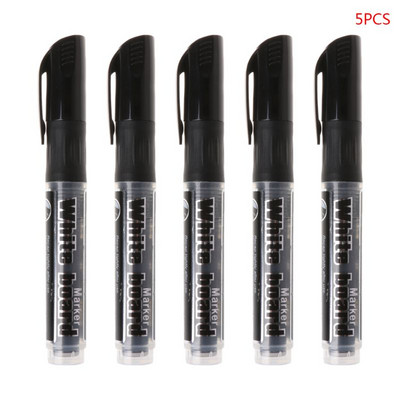 5 τμχ Σβήσιμο στυλό μαρκαδόρου λευκού πίνακα Dry-Erase Sign Ink Refillable Markers Σχολικά είδη γραφείου Δώρο μαθητή C26