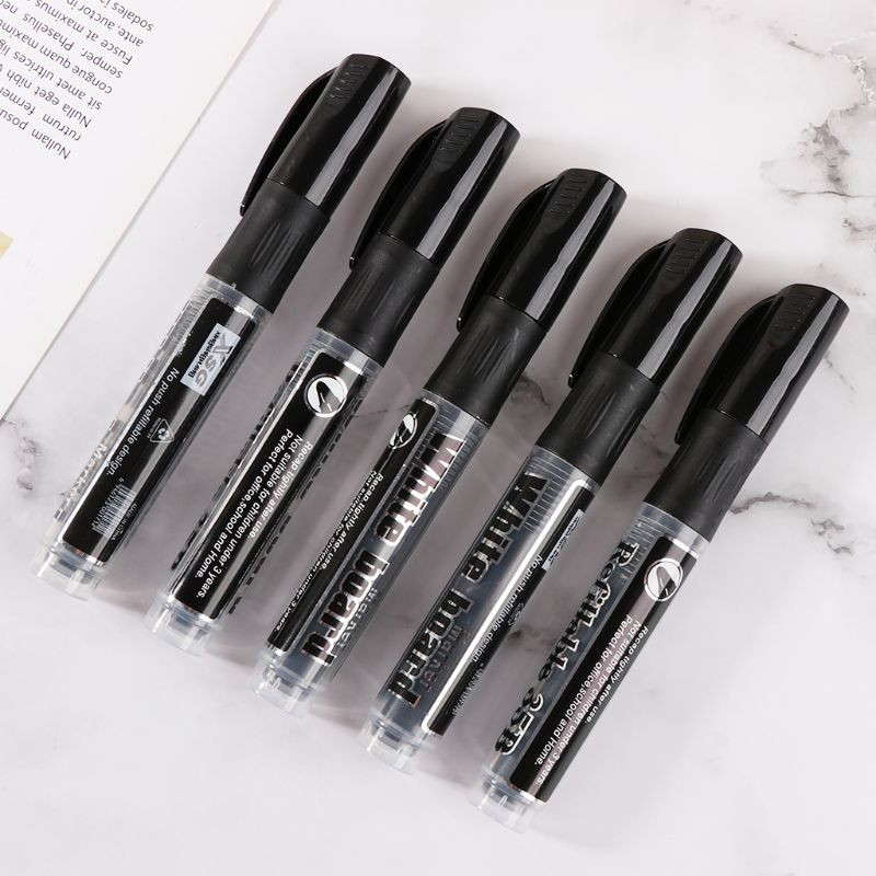 5 τμχ Σβήσιμο στυλό μαρκαδόρου λευκού πίνακα Dry-Erase Sign Ink Refillable Markers Σχολικά είδη γραφείου Δώρο μαθητή C26