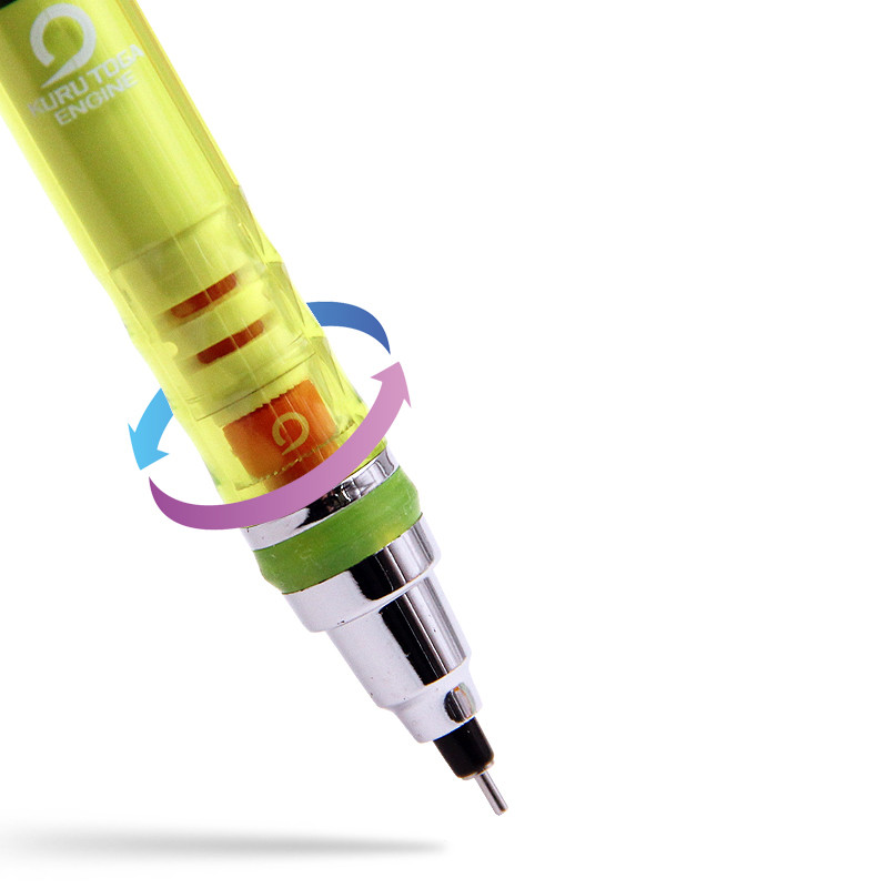 UNI KURU TOGA mehaničke olovke M5-450T 0,5 mm automatska rotacijska jezgra protiv loma