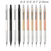 Metalna automatska olovka niske gravitacije 0,3/0,5/0,7/2,0 mm Profesionalna mehanička olovka za crtanje i pisanje Uredski školski pribor