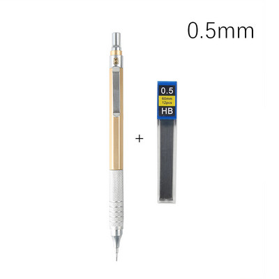 Metalna automatska olovka niske gravitacije 0,3/0,5/0,7/2,0 mm Profesionalna mehanička olovka za crtanje i pisanje Uredski školski pribor
