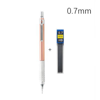 Metalna automatska olovka niske gravitacije 0,3/0,5/0,7/2,0 mm Profesionalna mehanička olovka za crtanje i pisanje Uredski školski pribor