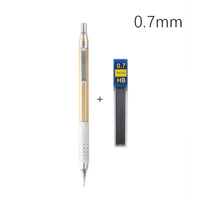 Metalna automatska olovka niske gravitacije 0,3/0,5/0,7/2,0 mm Profesionalna mehanička olovka za crtanje i pisanje Uredski školski pribor