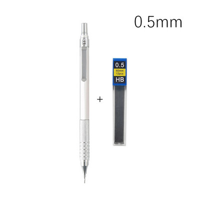 Metalna automatska olovka niske gravitacije 0,3/0,5/0,7/2,0 mm Profesionalna mehanička olovka za crtanje i pisanje Uredski školski pribor