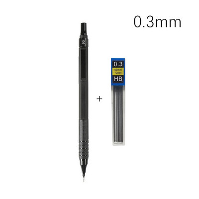 Metalna automatska olovka niske gravitacije 0,3/0,5/0,7/2,0 mm Profesionalna mehanička olovka za crtanje i pisanje Uredski školski pribor