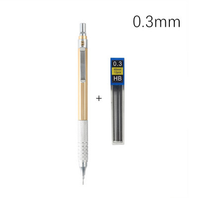 Metalna automatska olovka niske gravitacije 0,3/0,5/0,7/2,0 mm Profesionalna mehanička olovka za crtanje i pisanje Uredski školski pribor