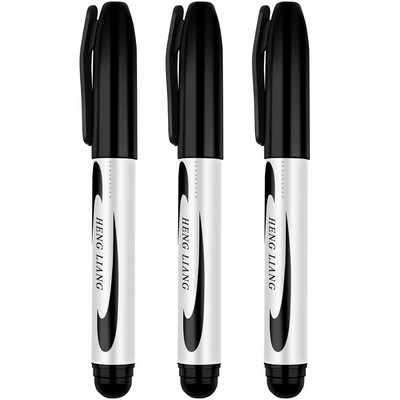 3/6 kom/set trajnih markera crne/crvene/plave uljane tinte Fine Point radi na plastici, drvu, kamenu, metalu i staklu za crtanje, označavanje