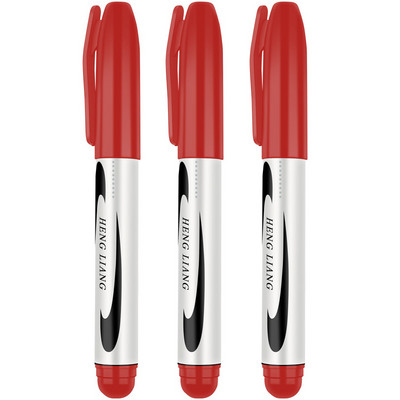 3/6 kom/set trajnih markera crne/crvene/plave uljane tinte Fine Point radi na plastici, drvu, kamenu, metalu i staklu za crtanje, označavanje