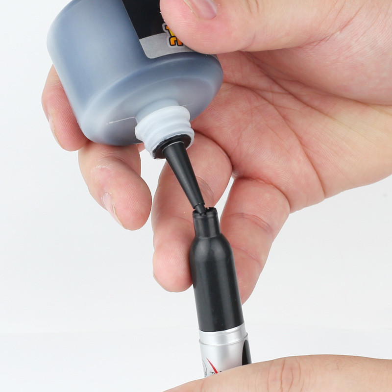 3/6 kom/set trajnih markera crne/crvene/plave uljane tinte Fine Point radi na plastici, drvu, kamenu, metalu i staklu za crtanje, označavanje