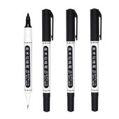 Dvostruki vrh, vodootporan, trajni dvostruki vrh, 0,5/1,0 mm Fine i ultra-fine šiljke, crno-plavo-crvene umjetničke olovke Uredski pribor