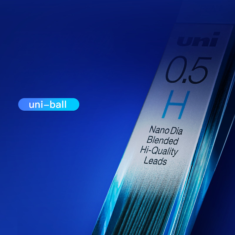 UNI 202ND Олово за молив 0,3/0,5/0,7/0,9 mm Нано екстра твърд механичен пълнител за молив Kuru Toga Smooth Writing HB/2H/2B Канцеларски материали