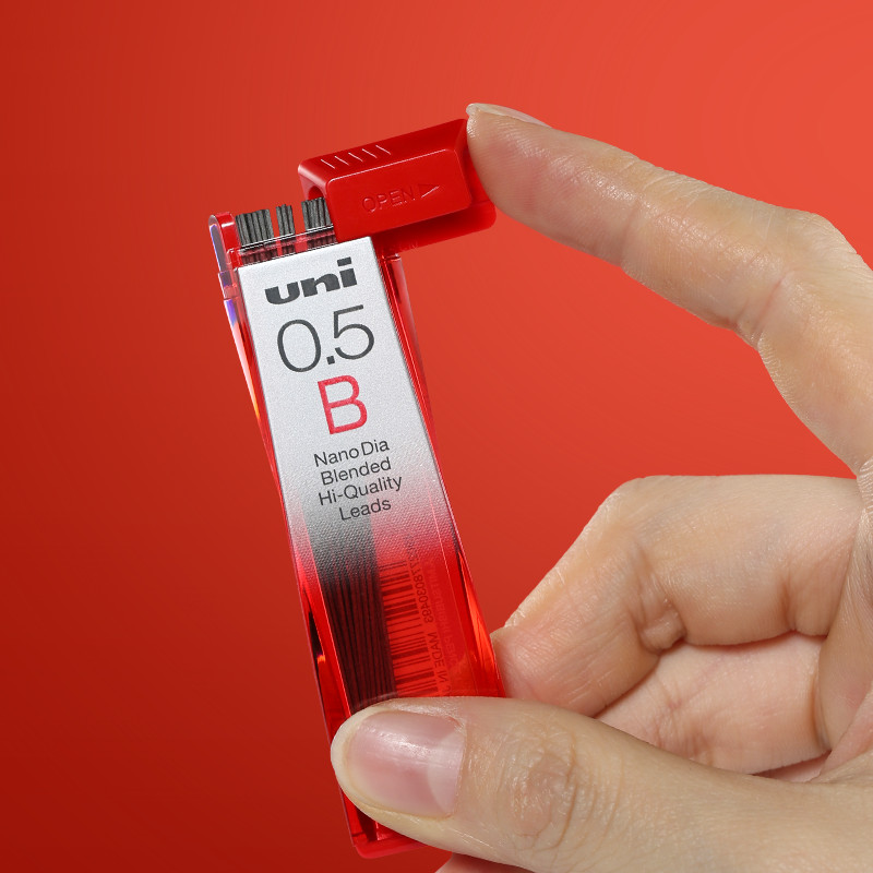 UNI 202ND Олово за молив 0,3/0,5/0,7/0,9 mm Нано екстра твърд механичен пълнител за молив Kuru Toga Smooth Writing HB/2H/2B Канцеларски материали