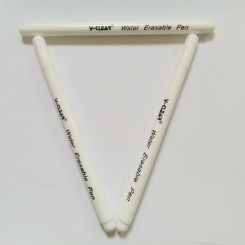 Στυλό VCLEAR Υδατοδιαλυτό Λευκό Χρώμα 3 τεμ. Wasable Ink Textile Leather Erasable Marking Pen Fabric Erasable Marker Pen