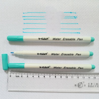 VCLEAR Vodotopiva olovka Bijele boje 3 kom. Tinta koja se može prati Tekstilna Kožna Izbrisiva Olovka za označavanje Tkanina Izbrisiva Olovka za označavanje