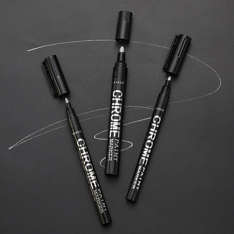 Tekući zrcalni marker Srebrni markeri Olovka DIY Reflektirajuće obojene olovke Zrcalni markeri Završna obrada Metalna umjetnička olovka za rukotvorine