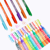 12 boja markera s dvostrukom glavom Uljni trajni marker vodootporan brzo sušeći umjetnički slikarski pribor Dobavljači školskih ureda