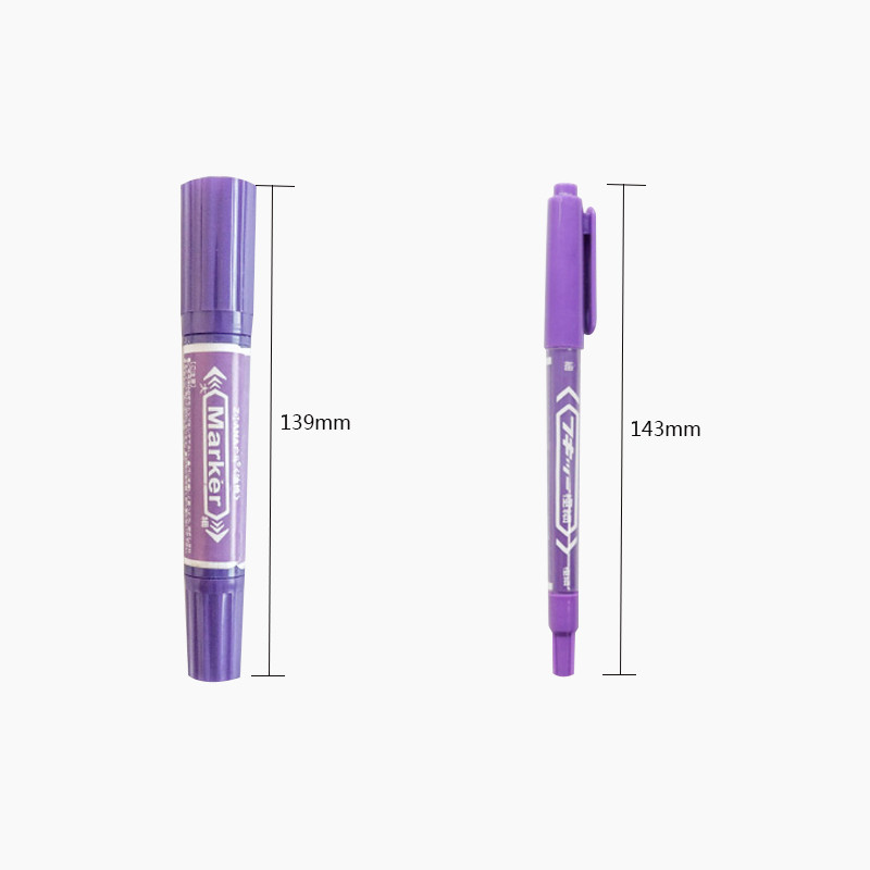 12 boja markera s dvostrukom glavom Uljni trajni marker vodootporan brzo sušeći umjetnički slikarski pribor Dobavljači školskih ureda