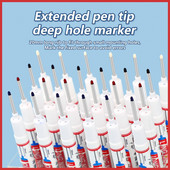 Haile 5/10Pcs/Set 20mm duboka rupa duge olovke za metalnu perforiranu olovku Vodootporna ukrasna olovka za obradu drveta