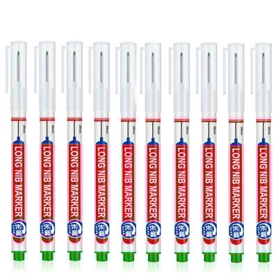 Haile 5/10Pcs/Set 20mm duboka rupa duge olovke za metalnu perforiranu olovku Vodootporna ukrasna olovka za obradu drveta