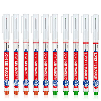 Haile 5/10Pcs/Set 20mm duboka rupa duge olovke za metalnu perforiranu olovku Vodootporna ukrasna olovka za obradu drveta