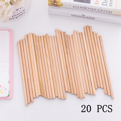 10/20/30 бр./компл. Анимационен дизайн дървен молив HB черен шестоъгълен нетоксичен стандартен молив сладки канцеларски материали офис ученически пособия