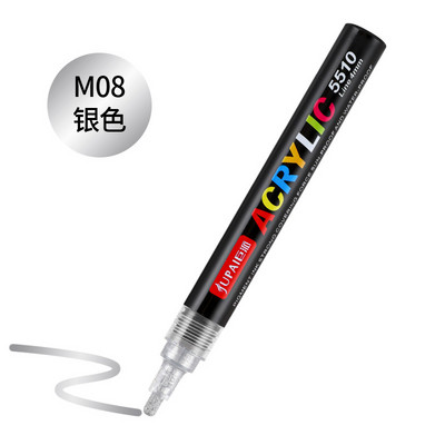 36 spalvų meno žymeklis akrilo dažų teptukas, rašiklis, uolų tapyba, akmuo, keramika, stiklas, medinė drobė, „pasidaryk pats“ graffiti piešimo reikmenys